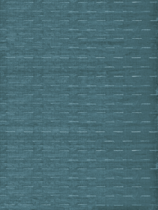 HANDLOOMED 1000 MODAS DASHES BLUE / GREEN