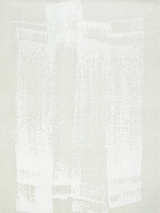 HANDLOOMED JACQUARD 581OC IVORY / WHITE