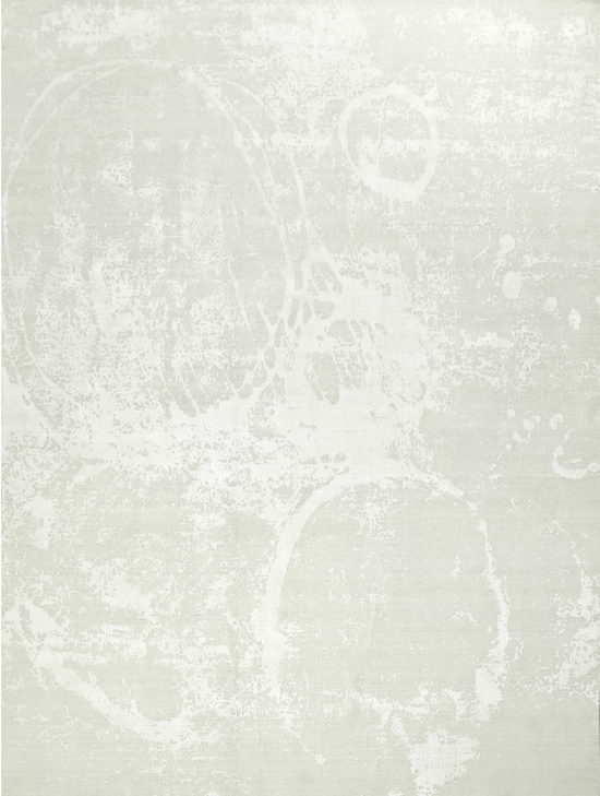 HANDLOOMED JACQUARD 591OC IVORY / WHITE