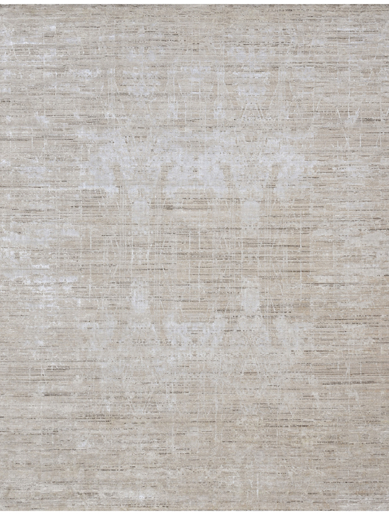 HANDLOOMED JACQUARD RK453 BEIGE / BEIGE