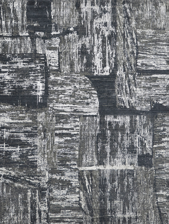 HANDLOOMED JACQUARD RP200 CHARCOAL / GREY 