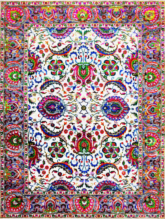 MOHIT JPR-5 IVORY / BLUE