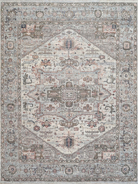 NEO VILLA ALL WOOL 155OX BEIGE / LIGHT BLUE