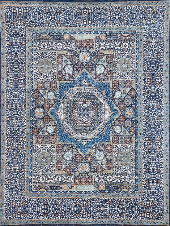 NEO VILLA ALL WOOL 41-KE NAVY / BLUE