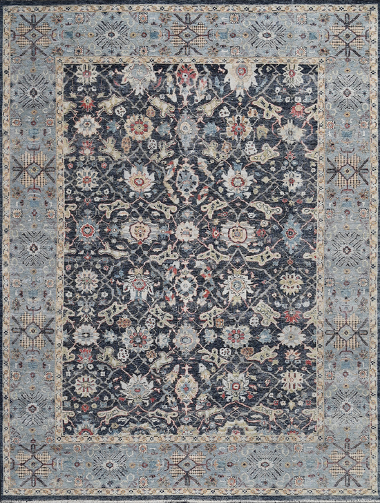 NEO VILLA ALL WOOL BX187 CHARCOAL / GREEN