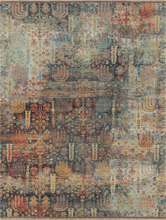 SONA ANTIQUE ALL WOOL SG-12 MULTI / RED