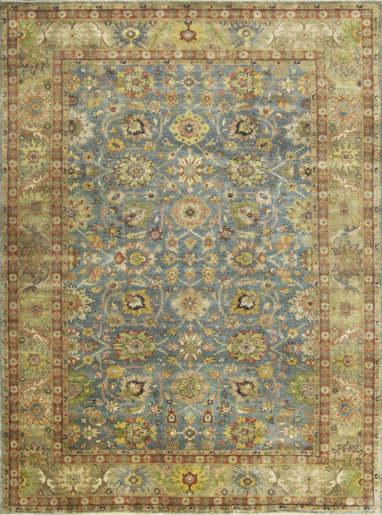 ANTIQUE SULTANABAD MAH20 Blue / Brown 