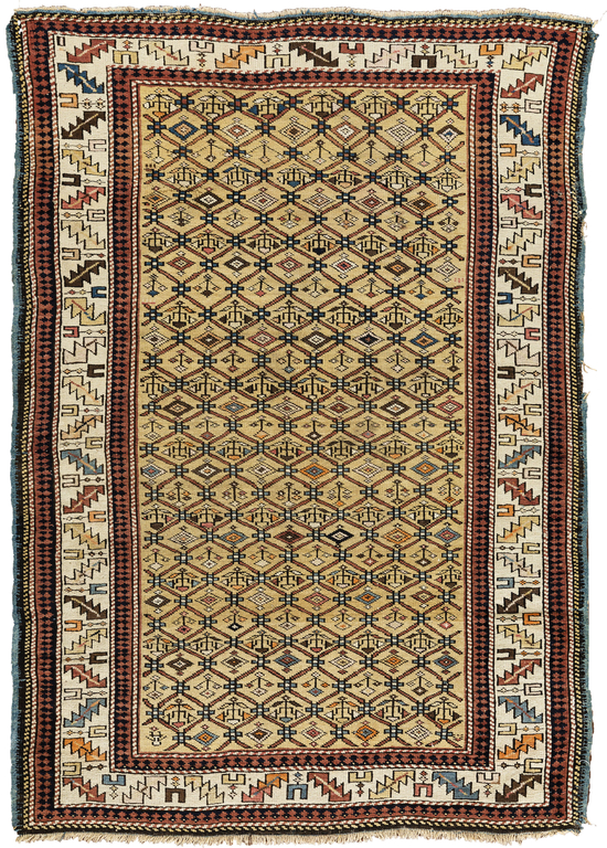 Antique Caucasian Kuba Rug, circa 1880