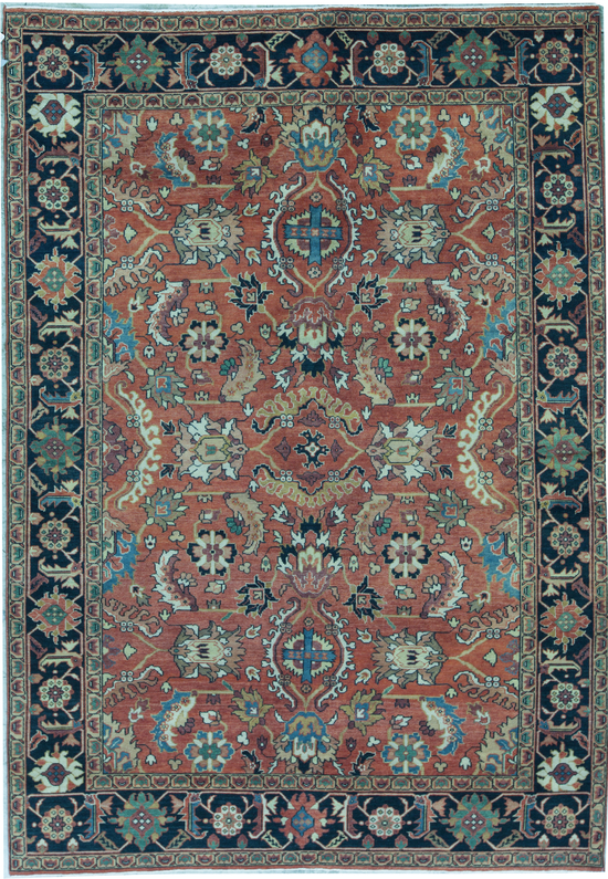 ANTIQUE SULTANABAD MAH42 RED / BLUE