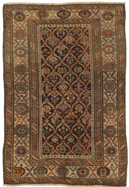 Antique Caucasian Shirvan Rug Circa 1880.