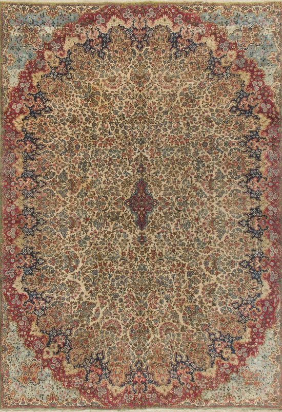 Antique Persian Kirman Circa 1900