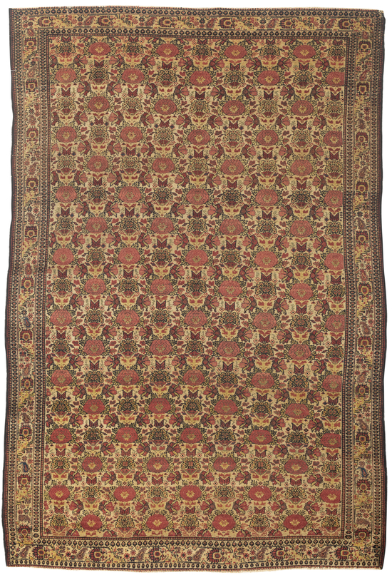 Antique Zeli Soltan Rug Circa 1880. 