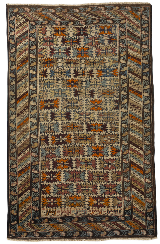 Antique Shirvan Caucasian Rug, Circa 1900.