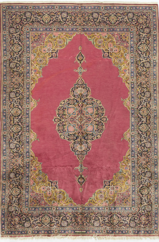 Antique Persian Kashan Circa 1910