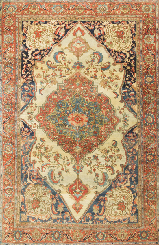 Antique Persian Sarouk Feraghan Circa 1900