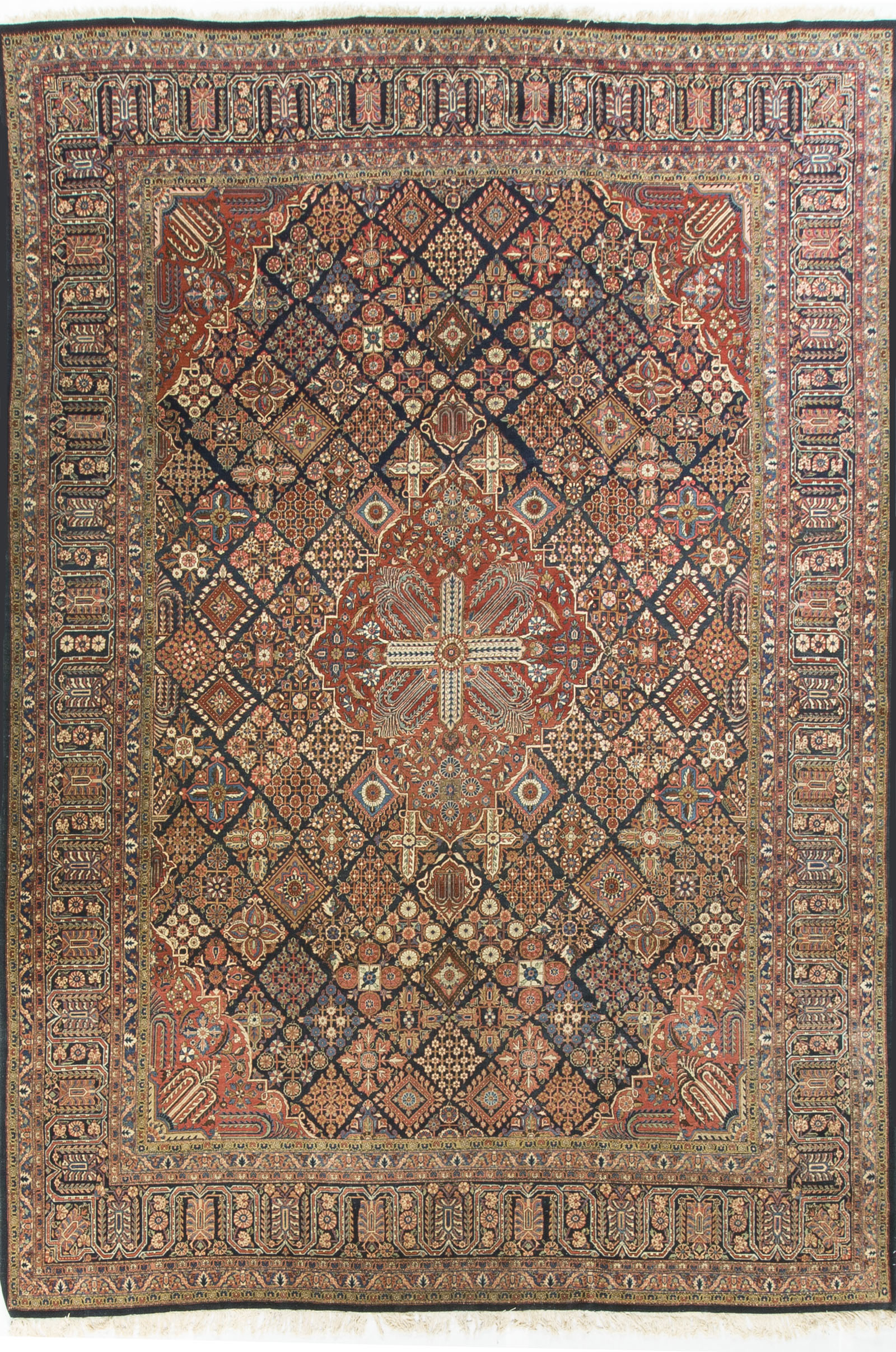 Antique Persian Kashan Circa 1890 - Antique Rugs