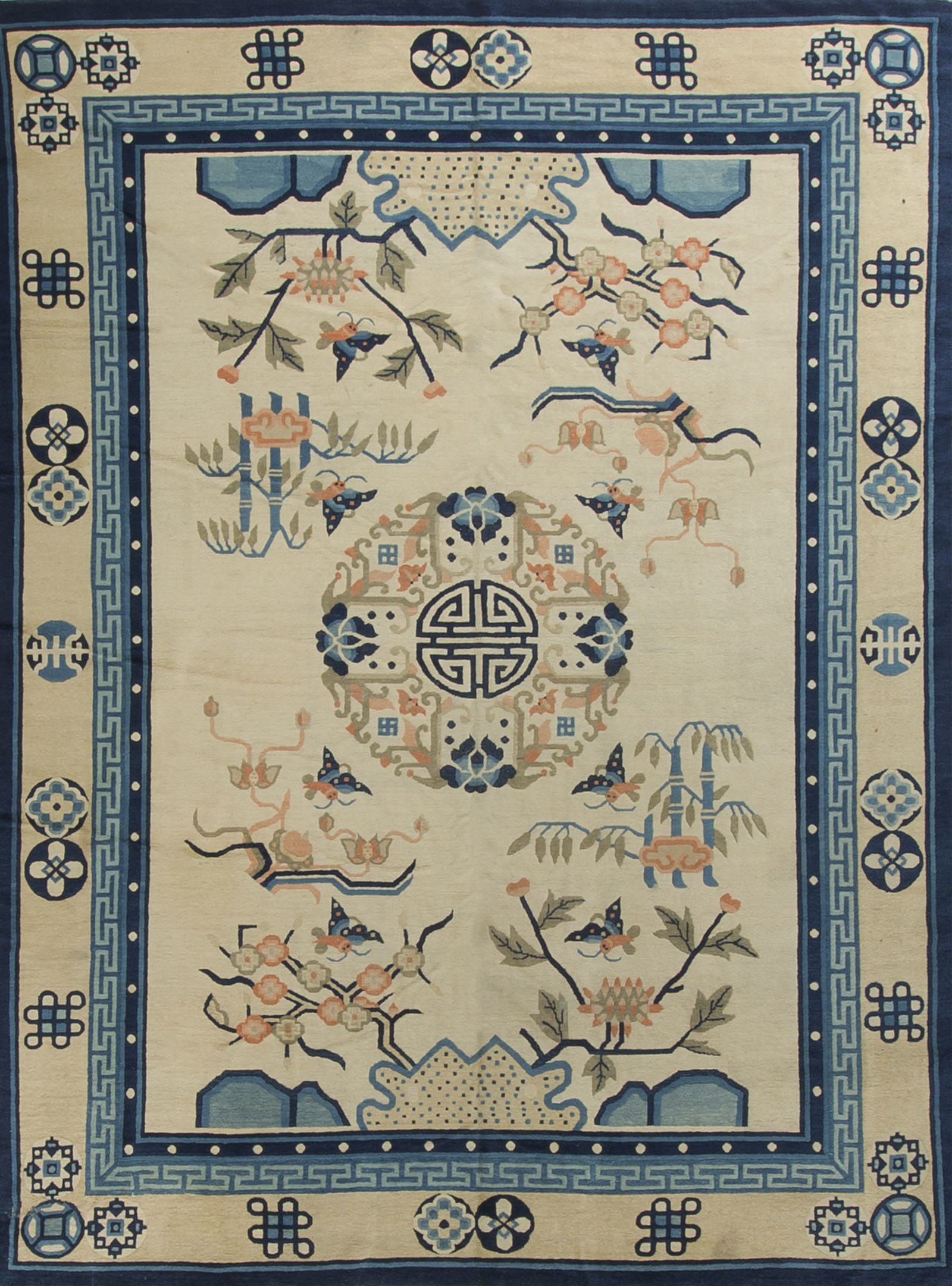 Antique Chinese Peking Rug Circa 1900 Antique Rugs