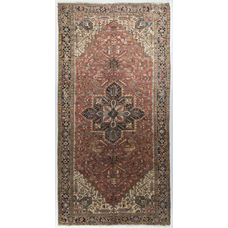 Antique Persian Heriz.Rug Circa 1900