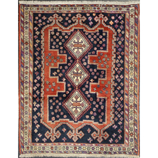 Vintage Persian Afshar Rug Circa 1940