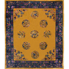 Vintage Art Deco Mandarin Wool Chinese.Rug.Circa 1930