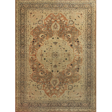 Antique Persian Tabriz Rug Circa 1900