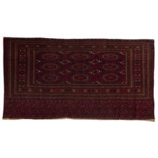 Antique Turkoman Rug Circa 1890