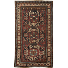 Antique Caucasian Kazak Rug Circa 1880. 