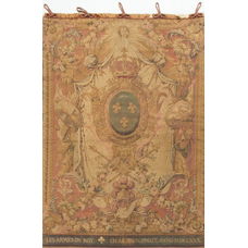 French Armorial Tapestry Panel