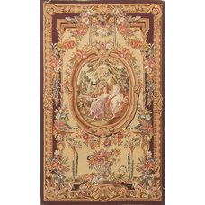 Antique French Tapestry Panel Circa 1890