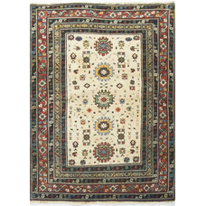 Vintage Caucasian Rug Circa 1920