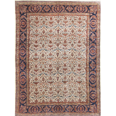 Vintage Persian Kashan Rug Circa 1920