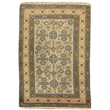 Antique Caucasian Perpedil Shirvan Rug Circa 1880 