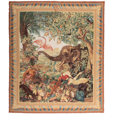 Detailed Wildlife Tapestry