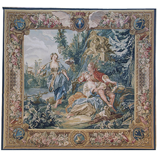 Recreation of an 18th century Boucher design Tapestry