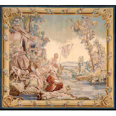 Recreation of an 18th century Romantic design Tapestry