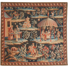 Recreation of an 18th century Brussels Chinoiserie Tapestry