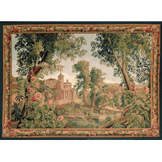 Recreation of an18th century Verdure, landscape Tapestry