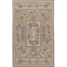 NEEDLEPOINT NP-13 GREEN / BEIGE