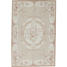 NEEDLEPOINT QD-3 BEIGE / CREAM