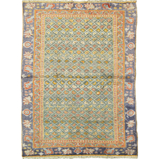 ANTIQUE AGRA AGRAC GREEN / ROSE