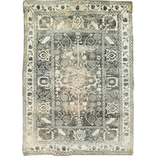 ANTIQUE AGRA AGRAC BLACK / IVORY