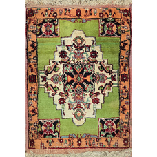 ANTIQUE AGRA AGRA0 GREEN / BEIGE