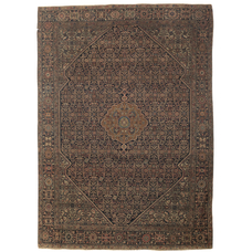 Antique Farahan Sarouk Rug Circa 1880.