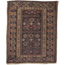 Antique Caucasian Chichi rug circa 1880