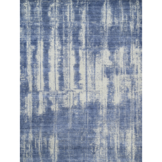 HANDLOOMED JACQUARD RC202 SILVER / BLUE
