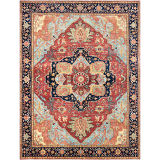 BAKSHAHESH II BK083 RED / BLUE