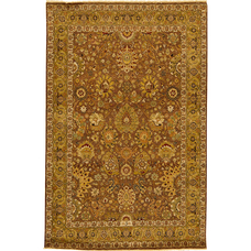HADJI JALILI TABRIZ AUBERGINE / CAMEL