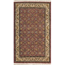 Manchuria Collection Shapur herati con Rust
