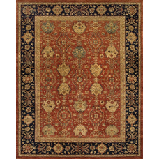 Sultanabad Collection Jh-2 con Red Blue