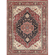 Sultanabad Collection N-362 Red Red